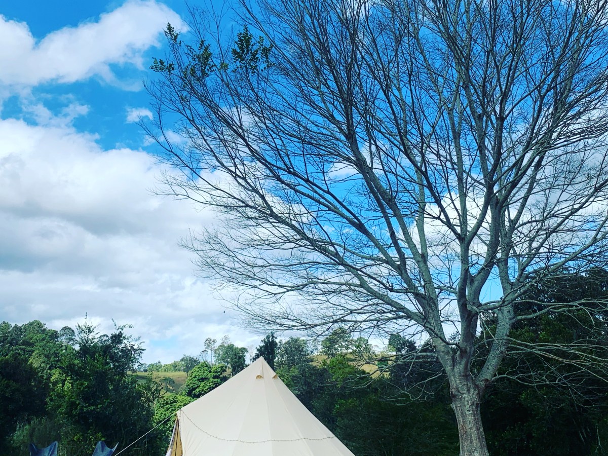 Glamping tent hire